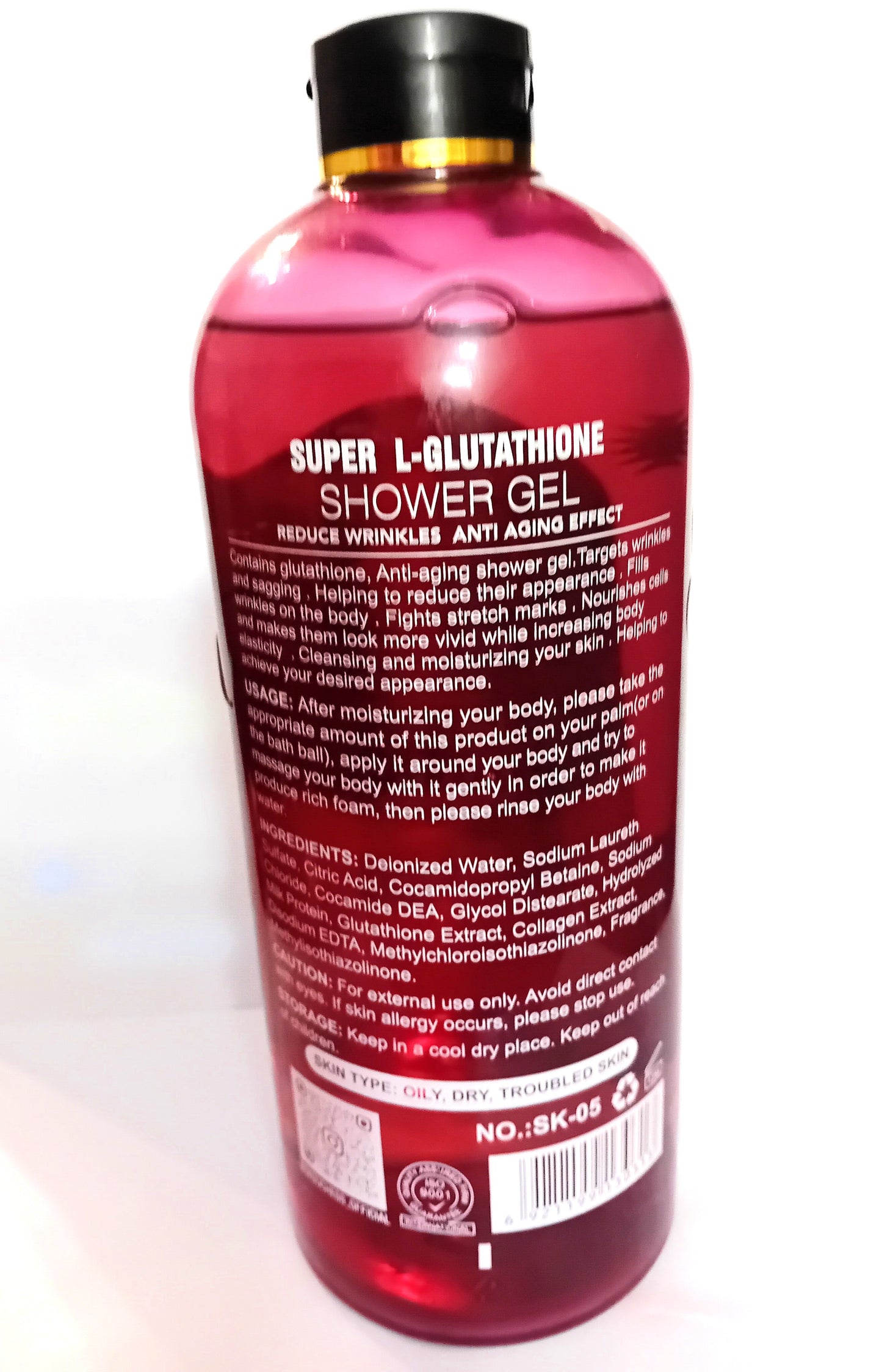 SK Duchess Glow Super L-Glutathione 13-in-1 Brightening Shower Gel – Anti-Stretch Marks & Skin Glow