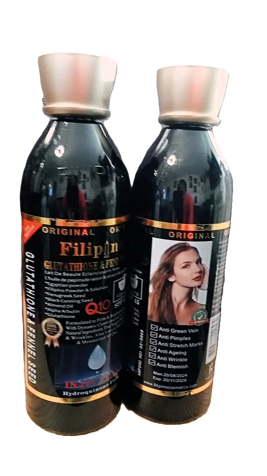 Filipino Injection Body Lotion with Glutathione & Fennel Seed 500ml