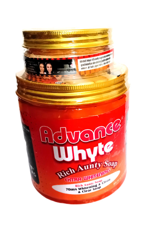 Advance Whyte Rich Aunty Soap – Extra Brightening & Glow 500g