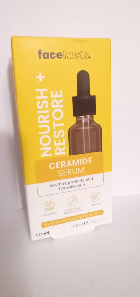 Face Facts Nourish and Restore Ceramide Serum 30ml