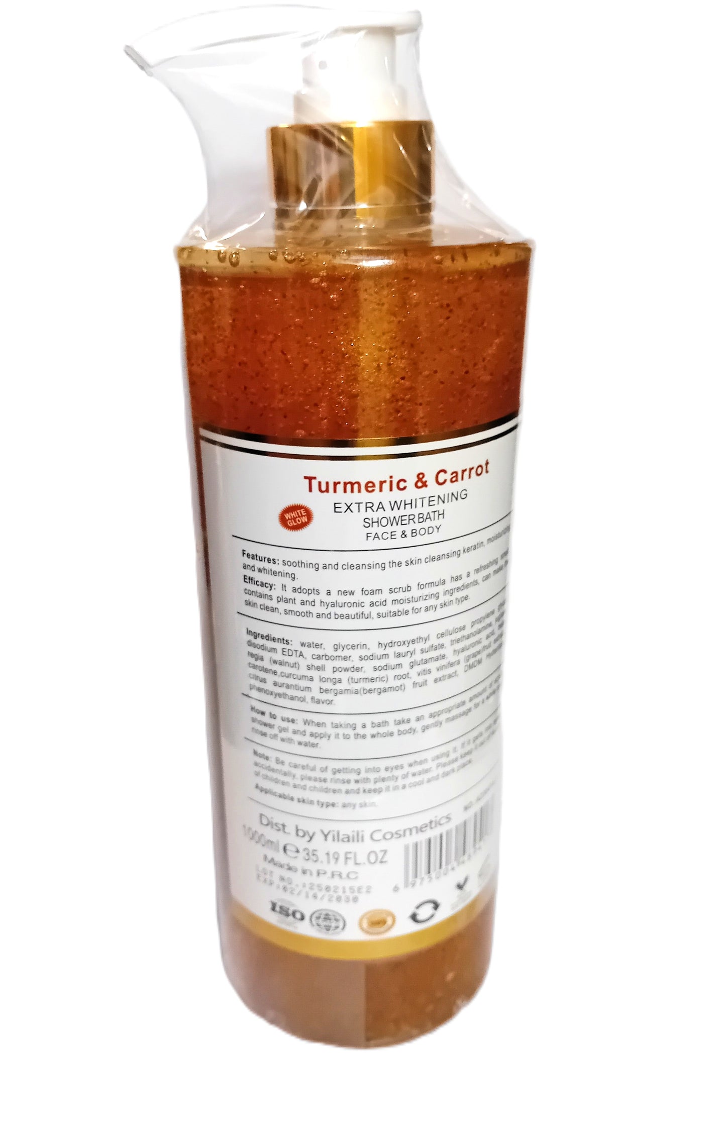 Skinsecret Exfoliating Shower Gel – Turmeric Natural Whitening (1000ml)