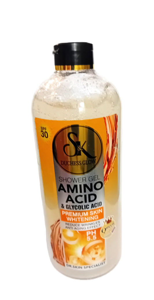 SK Duchess Glow Shower Gel  Glycolic Acid + Amino Acid  Brightening Body Wash 1000ml