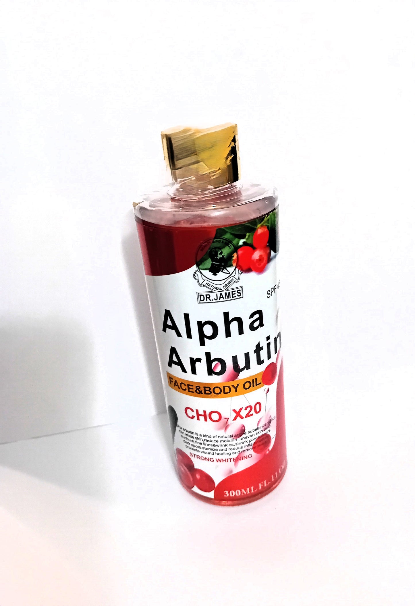 Dr James Alpha Arbutin CHO X20 Strong Whitening Oil – 300ml