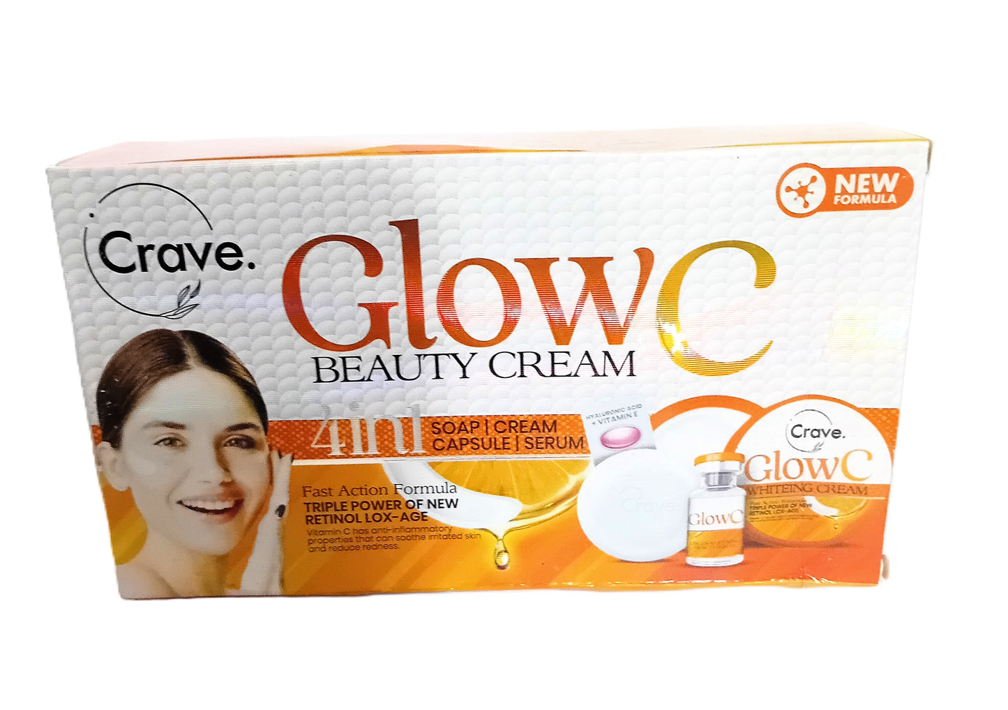 Crave Glow C Face Cream – 4-in-1 Brightening, Anti-Aging & Glow Booster