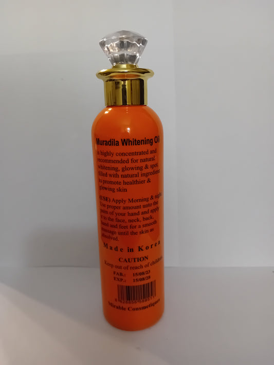 Muradila Whitening oil Extra Whitening Oil Dark spots treatment oil with SPF20 3in1 Maxitone