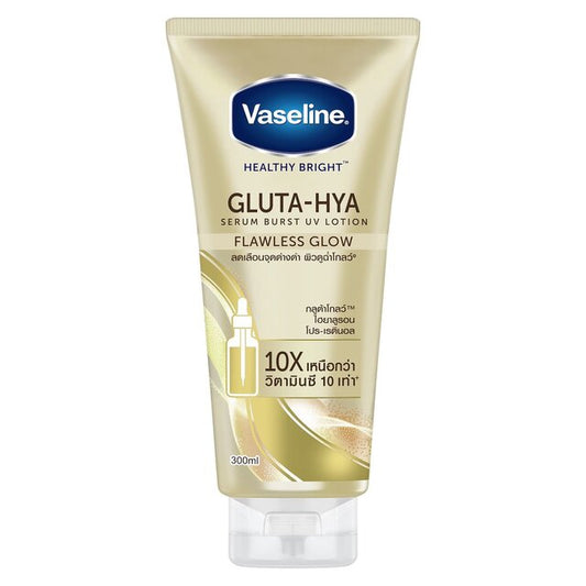 Vaseline Gluta-Hya Serum Burst Uv Lotion Flawless Glow 300ml